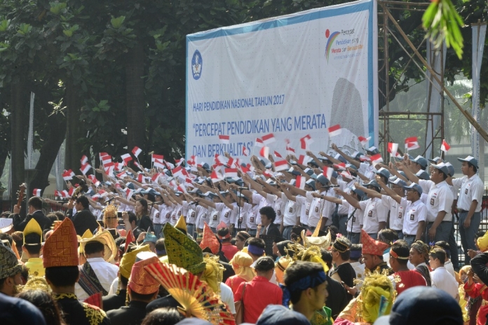 hardiknas2017 hardiknas 2017, ki hadjar dewantara, pidato kemendikbud, pembangunan pendidikan