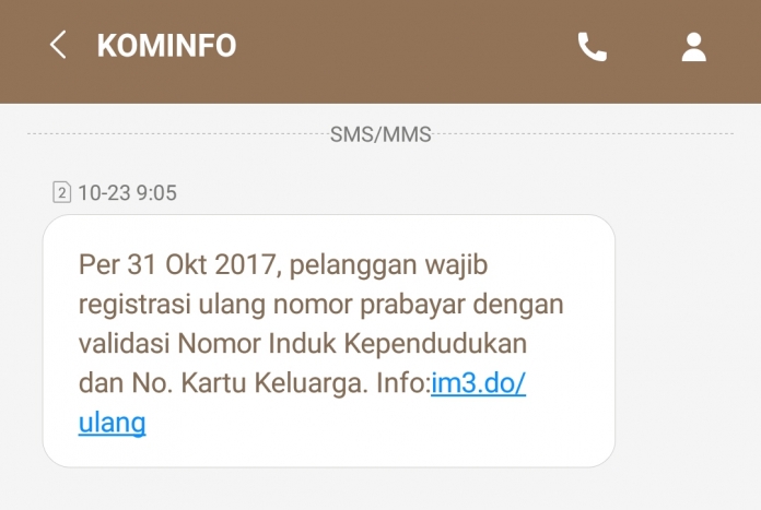 Himbauan Kominfo