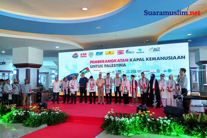 Kapal Kemanusiaan Untuk Palestina Berangkat Hari Ini dari Surabaya