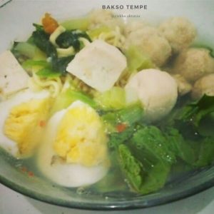 Bakso temoe sederhana