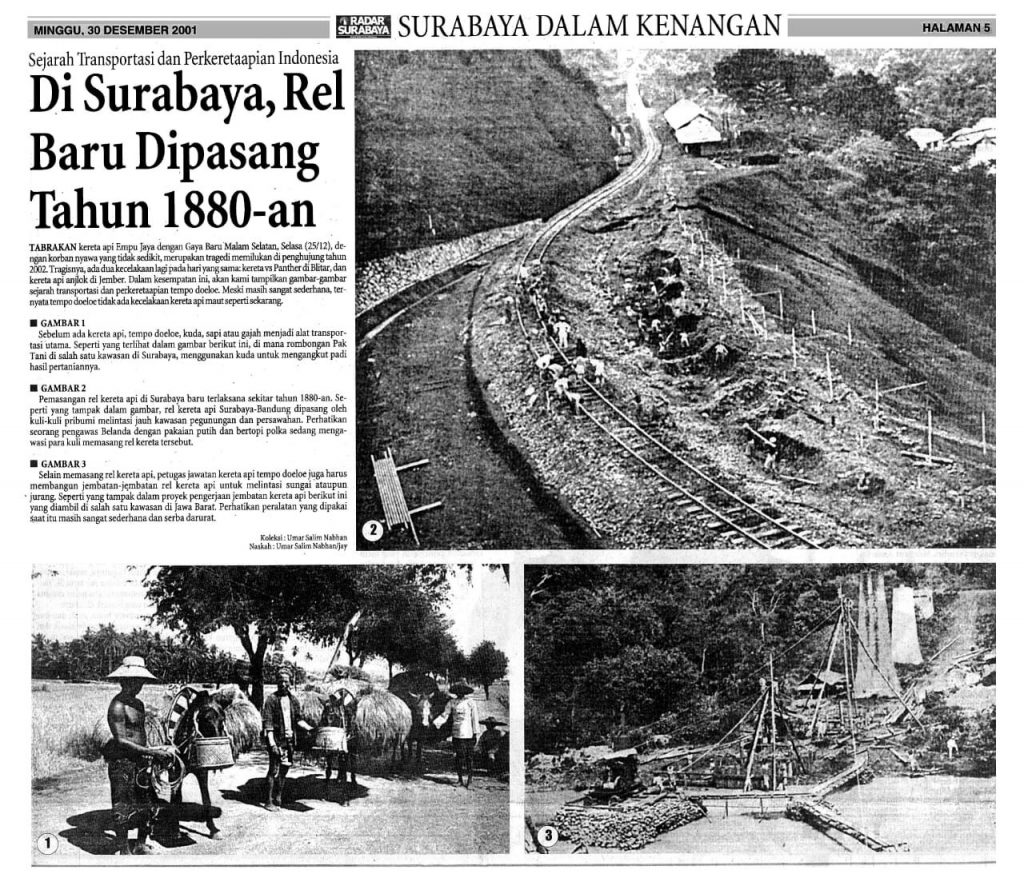Soerabaia Tempo Doeloe Sejarah Transportasi dan Perkereta-Apian Indonesia