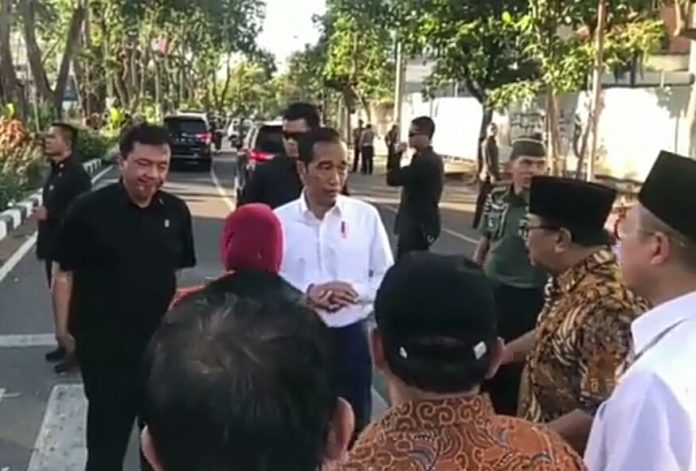 Jokowi Pantau TKP