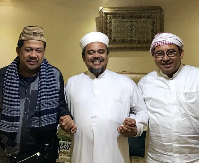 Fahri Hamzah-Fadli Zon Bertemu Habib Rizieq di Mekkah ...