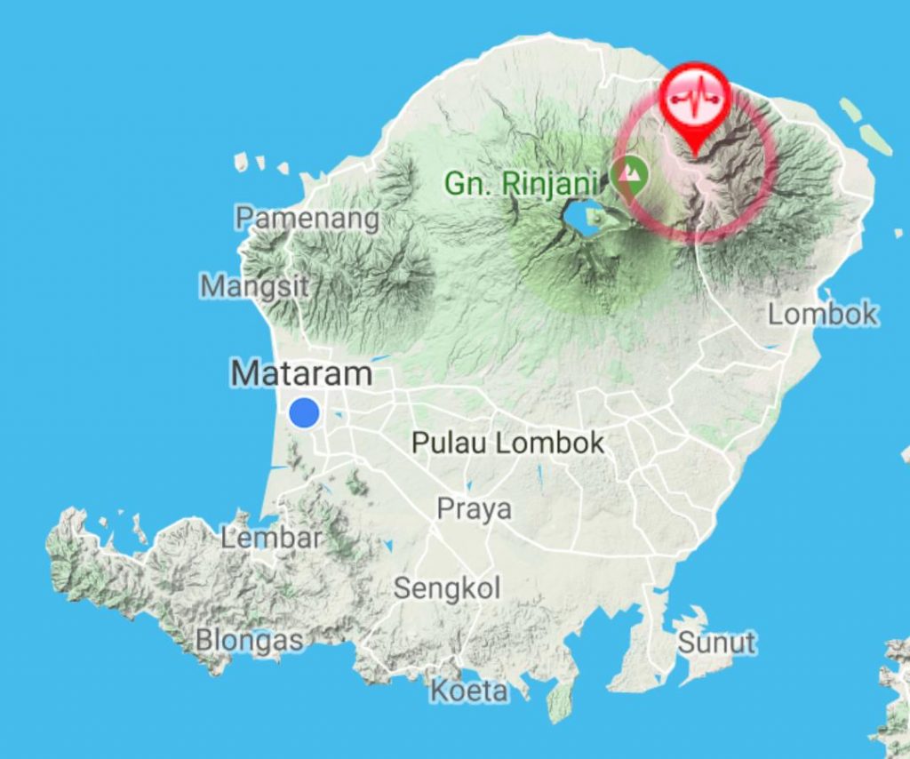 Dalam Sehari, 5 Kali Lombok Diguncang Gempa