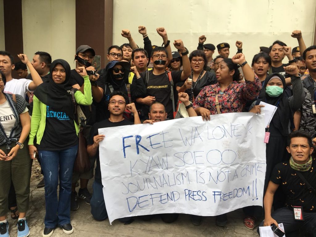 AJI Jakarta Kecam Vonis 7 Tahun Penjara Jurnalis Reuters di Myanmar