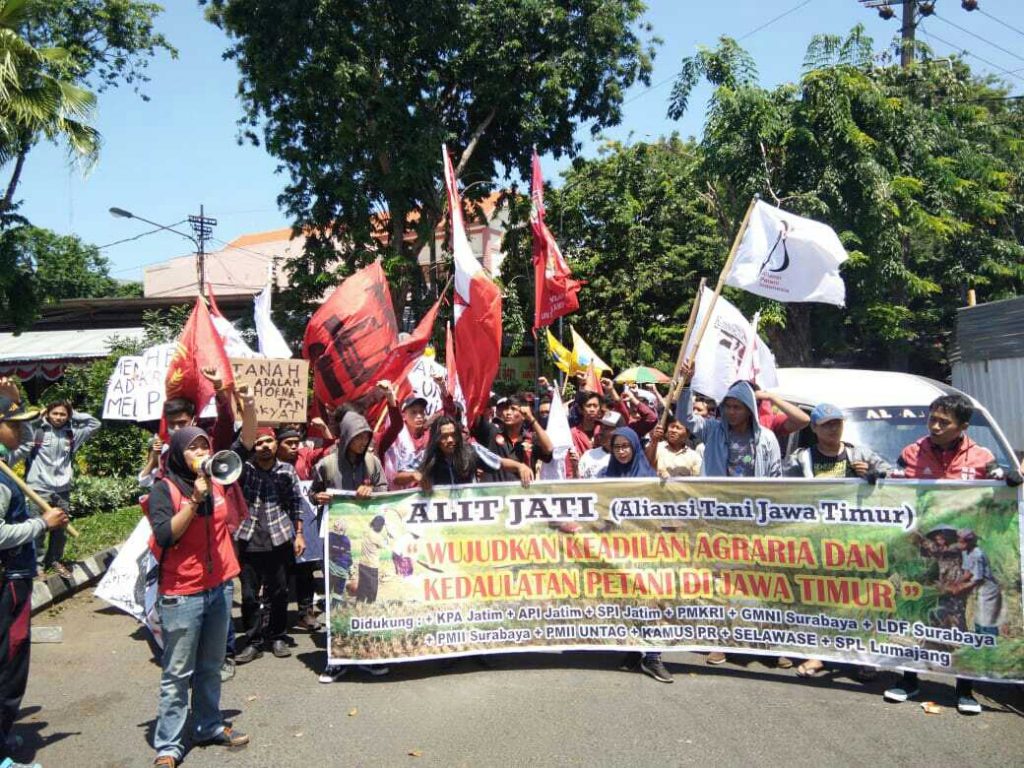 Datangi DPRD jatim, Ini Tuntutan Aliansi Tani Jawa Timur