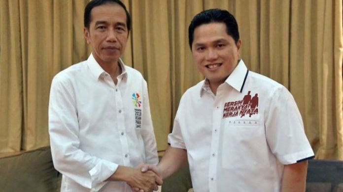 Pilih Erick Thohir Jadi Ketua Timses, Jokowi: Kami Ingin Kombinasi Pilih Erick Thohir Jadi Ketua Timses, Jokowi: Kami Ingin Kombinasi