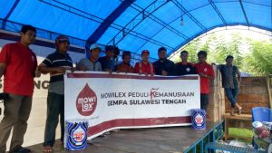 Gandeng WMI, Mowilex Salurkan Bantuan untuk Korban Gempa Sulteng