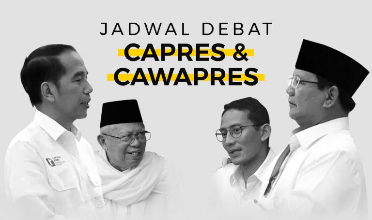 Jadwal Debat Pilpres 2019 - Suara Muslim