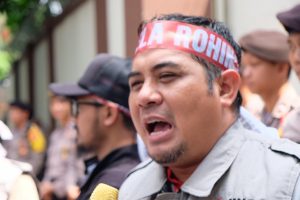 Protes Pengusiran Terhadap Muslim Rohingya, Massa Unjuk Rasa di Kedubes Myanmar