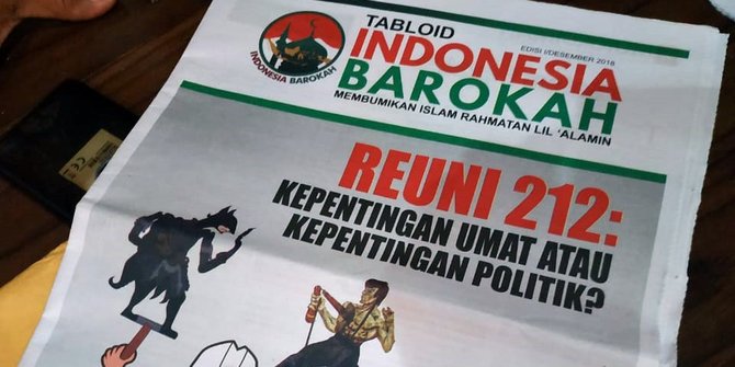 BPN Tabloid Indonesia Barokah Sudutkan Prabowo-Sandiaga