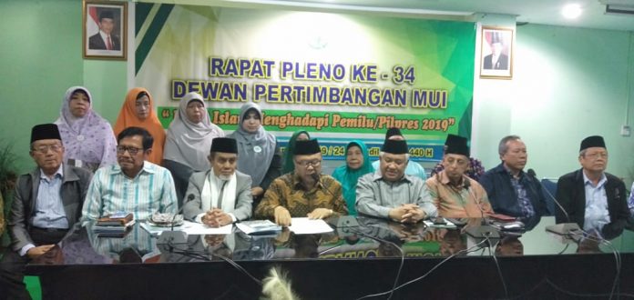 MUI Dorong Pemilu 2019 Berjalan Damai MUI Dorong Pemilu 2019 Berjalan Damai
