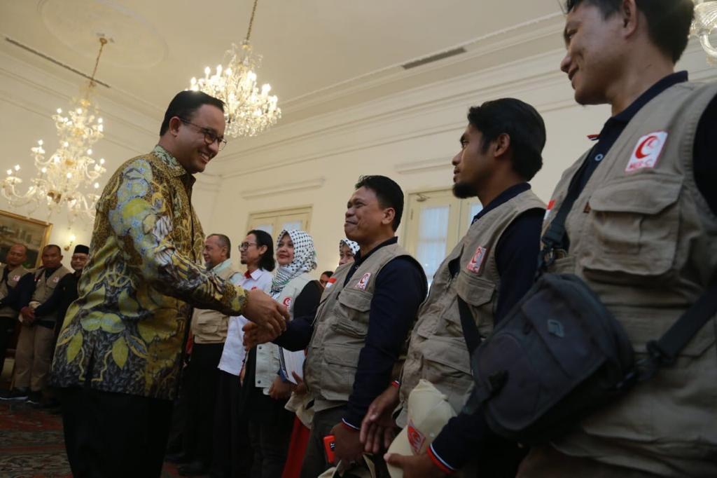 Dilepas Anies Baswedan, Relawan MER-C Siap Bangun RS Indonesia Kedua di Gaza