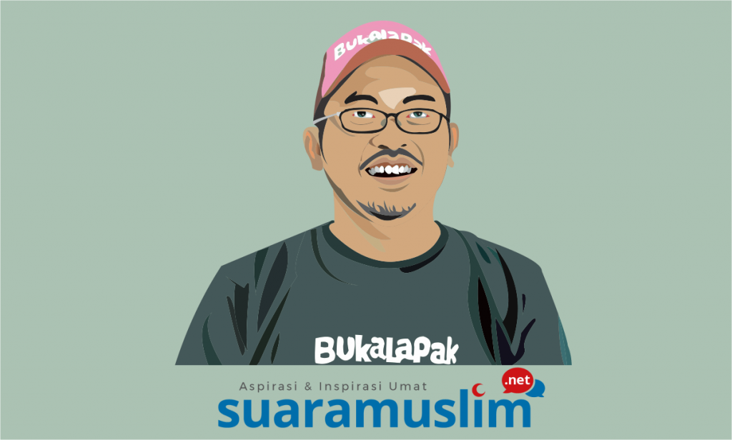 Ilustrasi CEO Bukalapak, Achmad Zaky. Ilustrator: Ana Fantofani