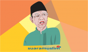 Ilustrasi Gus Sholah. Ilustrator: Ana Fantofani