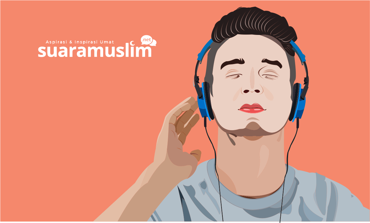 Ilustrasi Mendengarkan Radio (Ilustrator: Ana Fantofani)