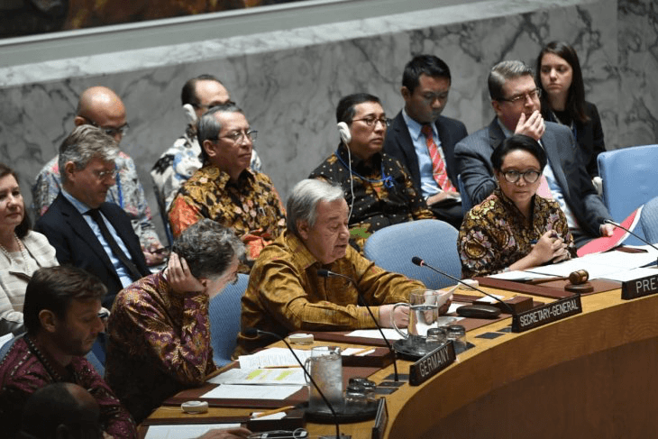 Menarik, Sidang DK PBB Diwarnai Batik Indonesia