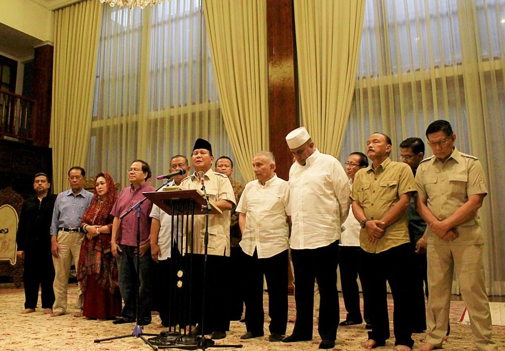 Prabowo Minta Petugas KPPS yang Meninggal Divisum