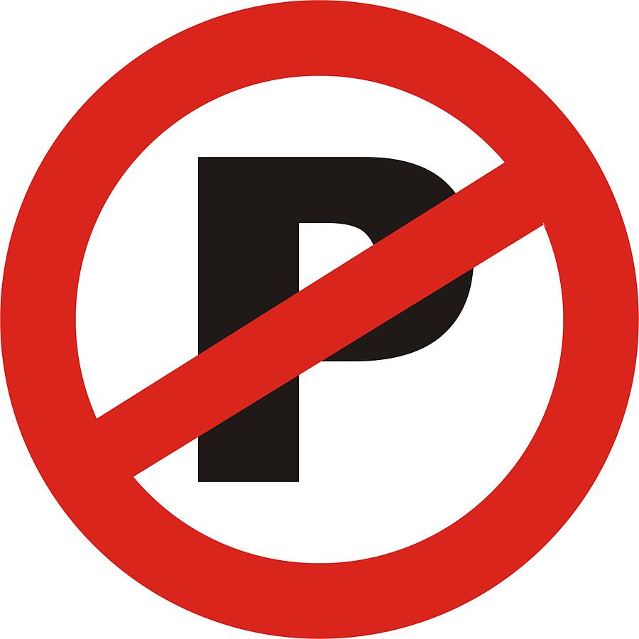 Rambu dilarang parkir