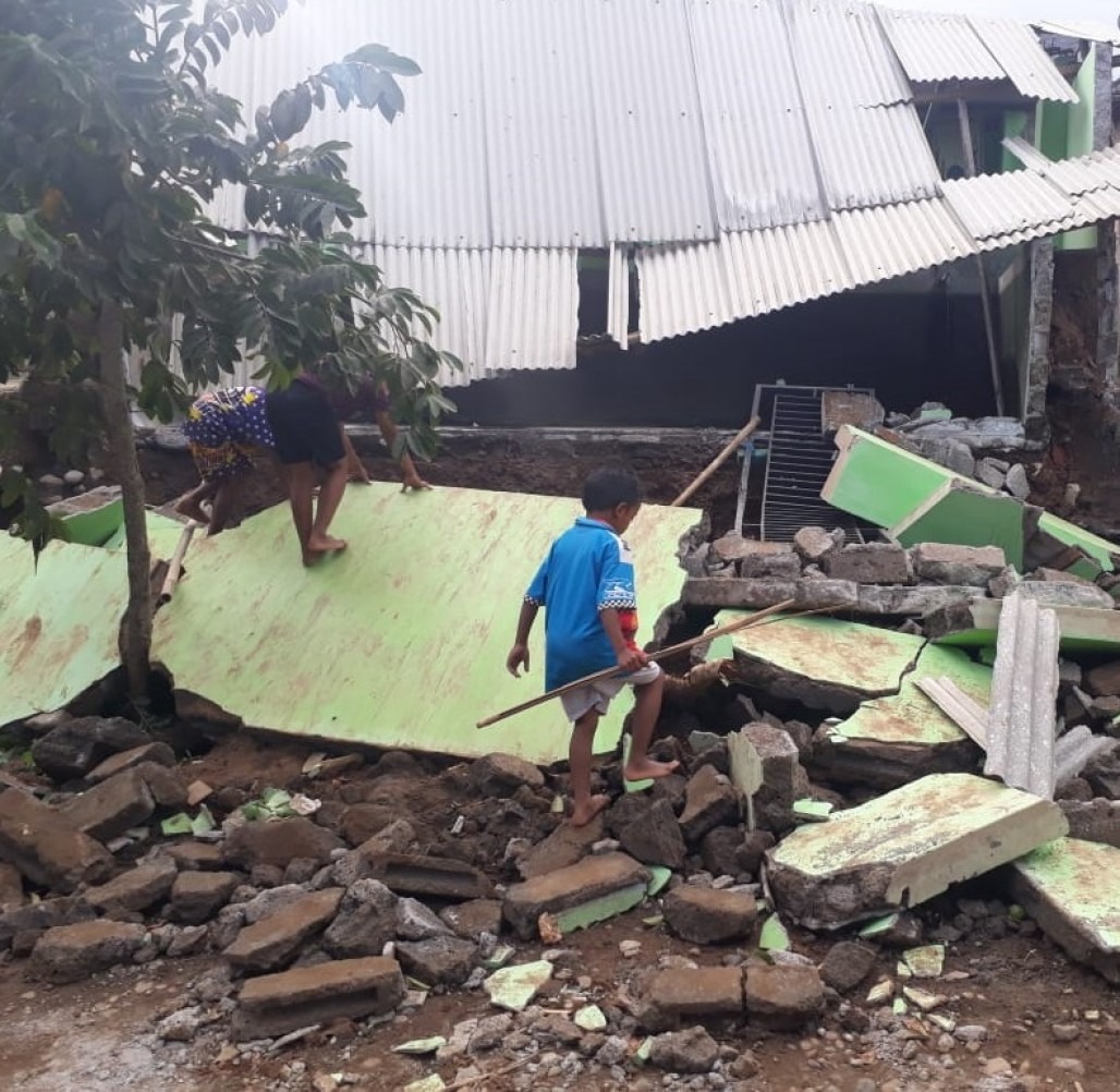 Efek Gempa Bali, Puluhan Bangunan di Banyuwangi Rusak