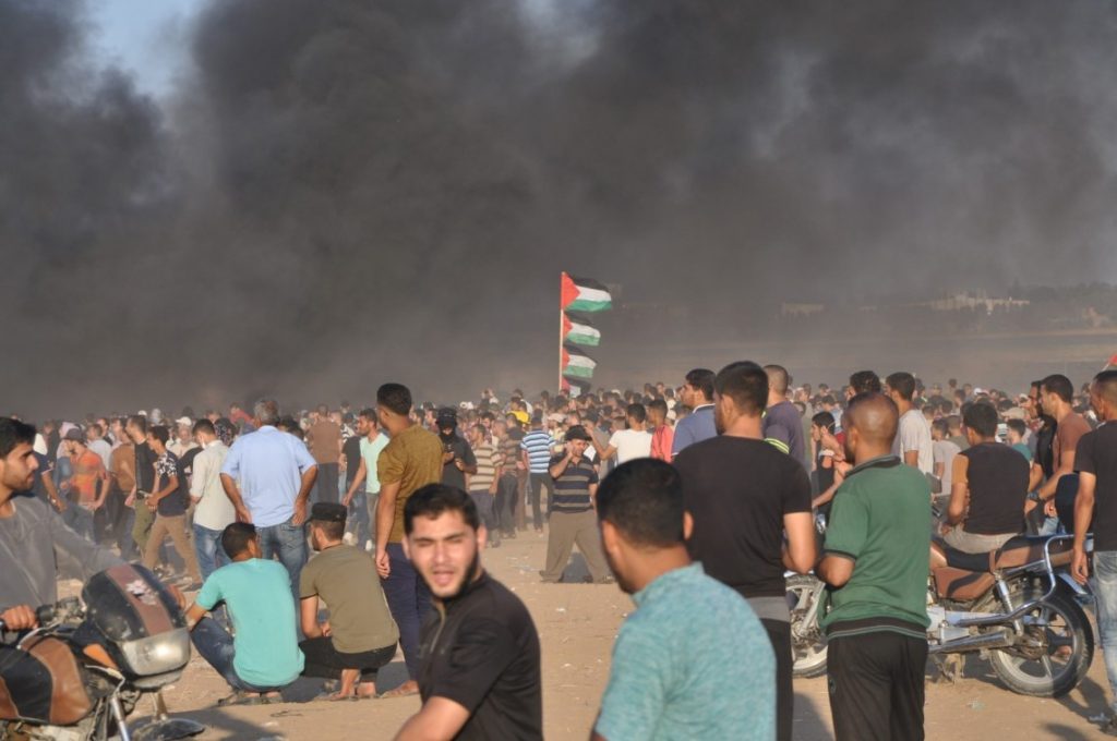 Mahasiswi Palestina Dihantam Tabung Gas Air Mata Pasukan Israel