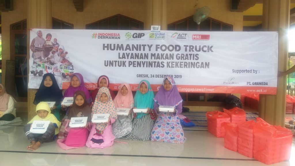 Humanity Food Truck ACT Sambangi Penyintas Kekeringan di Desa Rawan Pemurtadan di Gresik