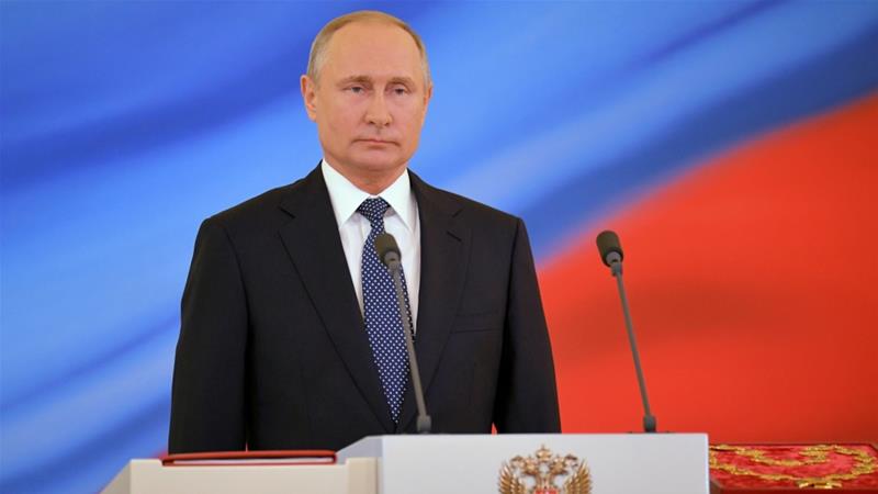 Putin Dilantik Sebagai Presiden Rusia untuk Keempat Kalinya