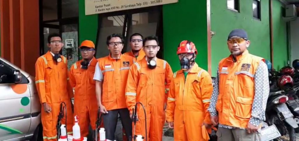 Tanggap Corona, LMI Adakan Edukasi dan Penyemprotan Disinfektan