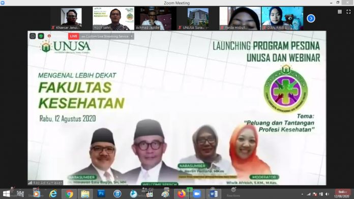 Luncurkan Program Pesona, Unusa Berikan Inovasi Layanan Penanganan Kesehatan